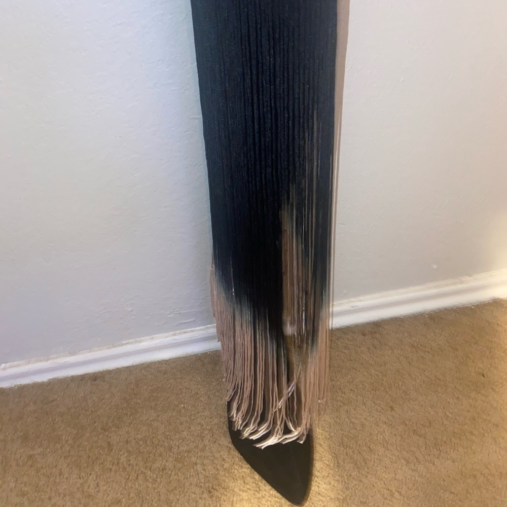 Fringe boots